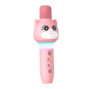 Micrófono de Mano para Niños con Luz LED, BT 5.4, Máquina de Karaoke, Micrófono de Juguete Educativo Multifuncional con Bajos y Sonidos - Product Image 1