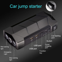 Démarreur de voiture portable haute puissance 12V 3000A courant de pointe 10000mAh, chargeur d'urgence, lumière LED, lumière SOS, marteau de sécurité, rapide