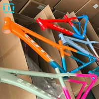 Cadre de vélo en alliage d'aluminium haute résistance SeeMore OEM pour VTT, avec câblage externe et fixation Post Mount, compatible freins à disque
