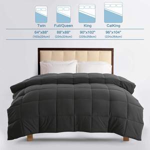 <strong>Cheapest</strong> Solid Colorful Polyester Quilt Comforter Home Use <strong>Duvet</strong> with Polyester Fiber Filled - Product Image 2