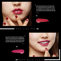 Ensemble de rouges à lèvres liquides mats hydratants et imperméables multicolores, personnalisable avec votre marque, crème minérale 3,2g, luxe et mode, format standard