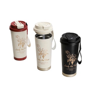 Vaso Térmico Personalizado con Revestimiento Cerámico de Acero Inoxidable 316, Aislado al Vacío, con Tapa y Pajita - Perfecto para Café, Té, Smoothies - Product Image 2