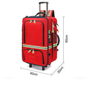 Vide détachable chariot <span class=keywords><strong>sac</strong></span> à dos Kit de survie <span class=keywords><strong>sac</strong></span> chariot de soins médicaux sauvetage d'urgence médecin <span class=keywords><strong>visite</strong></span> <span class=keywords><strong>sac</strong></span> de premiers soins - Product Image 2