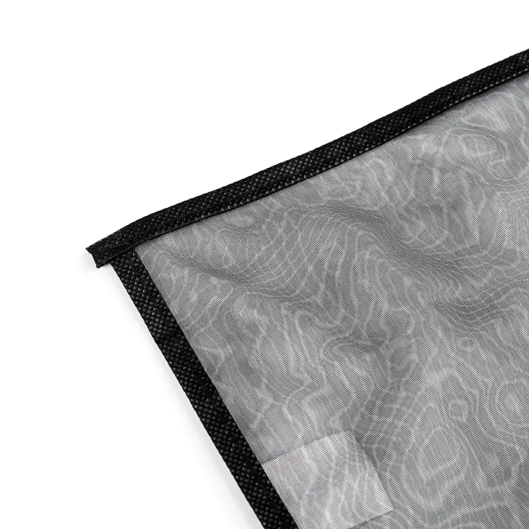 Custom logo zippered mesh bag suit dust bag garment bag