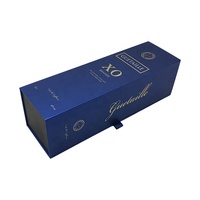 Vente en gros Emballage de bouteille de vodka XO personnalisé Emballage de vin Boîte-cadeau magnétique