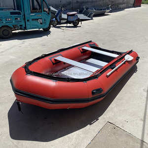 China 3,6 M Hypalon Sport Cabin <span class=keywords><strong>Cruiser</strong></span> Pasajero rígido Hovercraft Canoa Barco inflable con motor - Product Image 4