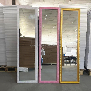 <span class=keywords><strong>Grand</strong></span> <span class=keywords><strong>miroir</strong></span> sur pied en bois et plastique de 40x150cm, <span class=keywords><strong>miroir</strong></span> de dressing pleine longueur, finition <span class=keywords><strong>rustique</strong></span> polie, durable et facile à utiliser - Product Image 1