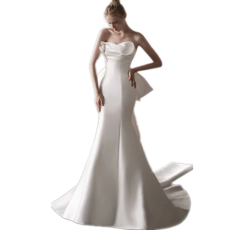 chinese dress ladies XUNRYAN Women's Sexy Tube Bandeau Maxi Dresses Strapless Dress Summer  Casual Ruffle Loose Dresses Long Flowy Beach Dress White at Amazon Women's  Clothing store main image 0