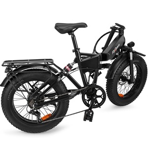 Bicicleta Eléctrica Plegable de Aluminio con Motor Trasero sin Escobillas de 7 Velocidades, Sensor de Torque, para Adultos, para Desplazamientos Urbanos, Batería de Litio de 36V 10.4Ah - Product Image 3