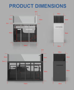 Support de réservoir à poissons en métal robuste de 47 à 211 gallons, écologique, pour <span class=keywords><strong>aquarium</strong></span> marin, accessoires de cabinet, utilisation en eau salée - Product Image 6