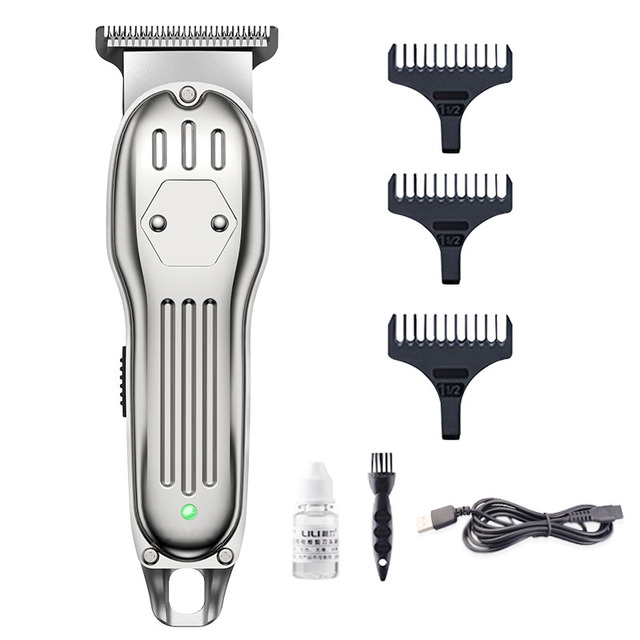 LCD Rechargeable Mini zero Gapped Salon Barber Electric Man Hair Trimmer