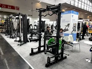 Half Rack avec Lat <span class=keywords><strong>Pull</strong></span> Down, équipement de musculation complet pour Pulldown, Low Row et Squat - Product Image 4