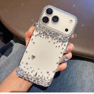 XP023 Coque de téléphone transparente de luxe avec strass, compatible avec iPhone 18 Pro Max, nouvelle coque de protection haute couture pour iPhone 17 et 16 Pro - Product Image 3