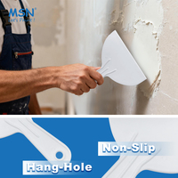 Racloir en plastique de qualité industrielle MSN anti-rayures pour surfaces délicates, 4 tailles disponibles, personnalisable OEM/ODM