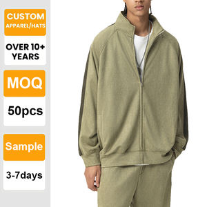 Sudadera con Capucha Personalizable al por Mayor, de Alta Calidad, con Cierre, 300GSM, Unisex, Moda OEM, Felpa, Informal, Holgada - Product Image 1