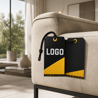 Étiquette suspendue grand format de luxe avec logo personnalisé pour meubles, vêtements de sport et industriels, avec cordon épais, étiquette de vêtement