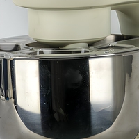 Robot pâtissier multifonction 10 vitesses en acier inoxydable avec bol de 4 L et fonction minuterie, design à tête inclinable et relevable pour la pâtisserie