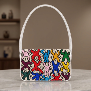 Bolso Bandolera de Diseño Bohemio Moderno Indio, Bordado a Mano con Cuentas, Ligero, Gran Capacidad, Impermeable - Product Image 2