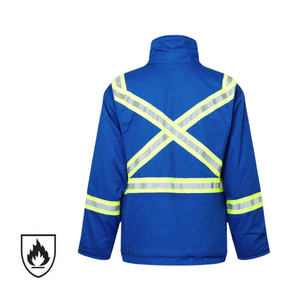 Chaquetas de Trabajo FR Resistentes al Fuego para Soldador, Personalizadas, de Alta Visibilidad, para Congelador, Suministro de Fábrica - Product Image 4