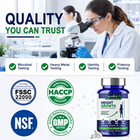 Acentiallabs – Capsules de soutien quotidien pour la croissance osseuse, articulaire et musculaire, pour enfants et adultes de 12 ans et plus, marque privée