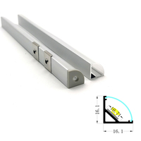 Profilé LED linéaire en aluminium pour éclairage de surface YG-1616T, profilé LED linéaire pour éclairage d'angle