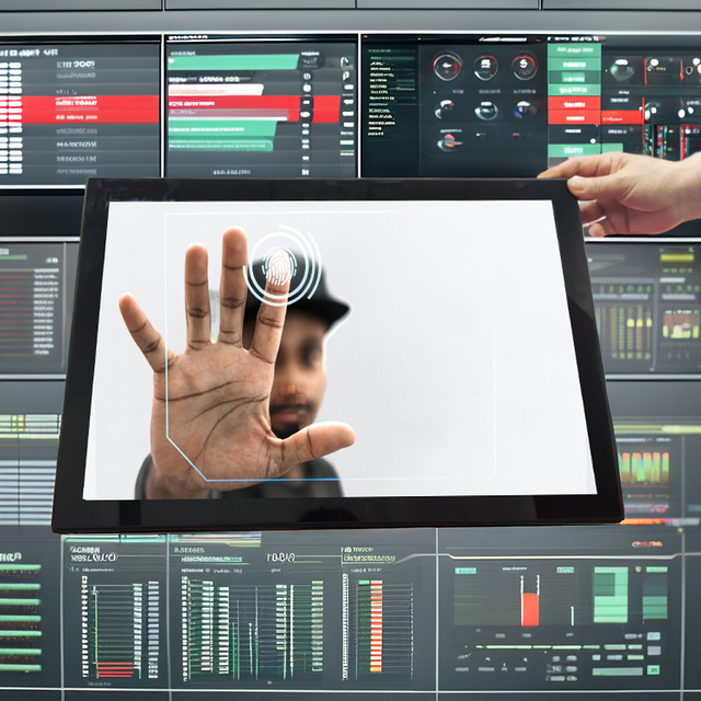 Open Metal Frame Indoor High Brightness Waterproof and Dustproof Industrial Touch Screen Monitor