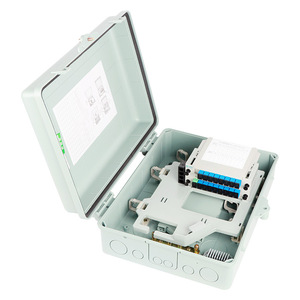 Caja de Distribución de Fibra Óptica para Exteriores de 16 Núcleos, Tipo Cassette, con Espacio Amplio para Terminación y Divisor, IP65 Impermeable y Antirrobo - Product Image 1