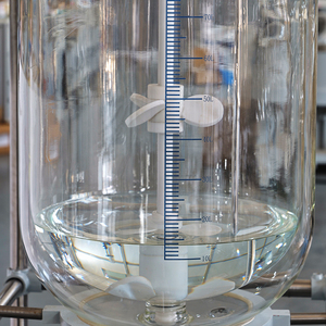 Di alta qualità automatica 30L-200L vetro borosilicato 3.3 rivestito bollitore di reazione con telaio 304 90W motore nuova condizione - Product Image 3