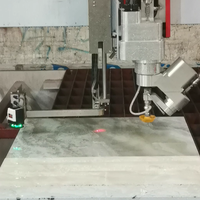Machine de découpe de carreaux et de pierres AiTao Auto CAD PLC avec moteur, pour une épaisseur de 100 mm, découpe automatique à jet d'eau à plat, visionisée