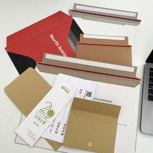 Customized LOGO High-end Thickened White Cardboard <strong>A4</strong> File Large <strong>Envelope</strong> Clothes <strong>Kraft</strong> Paper Self-adhesive Express <strong>Envelope</strong> - Product Image 4