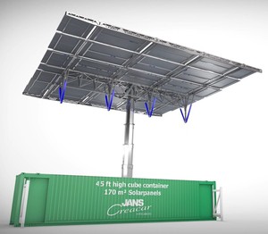 Tamir kapları hidrolik silindir kanat uçan açık yan kapı 40ft kargo konteyneri - Product Image 4