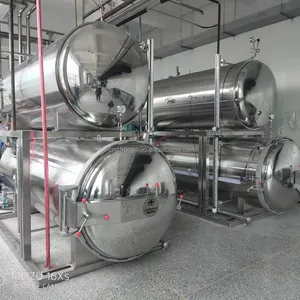 ZHONGNUO konserve sardalya sterilizatör retort makinesi sistemi