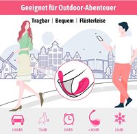 Appareil de massage vibrant portable pour le soin du corps féminin