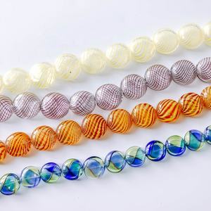 Venta al por mayor de cuentas de cristal sueltas hechas a mano para la fabricación de joyas suministros para pulseras - Product Image 2