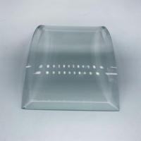Panneau de verre trempé incurvé transparent et incolore pour garde-corps de salle de bain décoratif, escalier, porte, fenêtre, mur rideau 6mm
