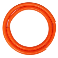Conduit flexible ondulé Zhonghe PA 32 mm 1/4 pouce résistant aux UV noir pour la protection des câbles électriques RoHS