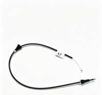 Câble de déverrouillage du capot moteur, câble de commande du capot moteur 51238208442 compatible avec BMW X5 E53