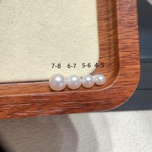 SHDIYAYUN 4-7mm 6A Thật Rời Vòng Ngọc Trai Nước Ngọt Aurora Trung Quốc Akoya Tự Nhiên Hạt Tự Làm Trang Sức Bán Buôn - Product Image 4