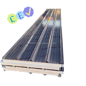 Besino Qingdao Panel sándwich de Pu de 50mm Panel sándwich de Pu de techo de <span class=keywords><strong>aislamiento</strong></span> de alta calidad Panel sándwich ignífugo para construcción - Product Image 5