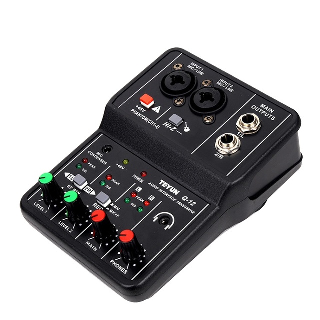 Hot Selling Professional Audio Interface High Quality Studio Recording Sound Card with Low Price Easy-to-Use APP Interface