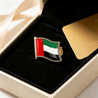 Broches personnalisées en métal avec drapeaux de pays, impression par transfert thermique, carte du pays pour la publicité de mode
