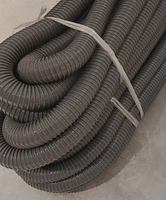 Tuyau flexible en PVC ondulé pour ventilation industrielle, évacuation des eaux usées, aspiration des poussières, longueur personnalisable, découpe sur mesure