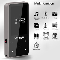 Lecteur de musique MP3 VULBERN, écran tactile, lecteur MP4 sans fil, prise en charge de la radio FM et de l'enregistrement
