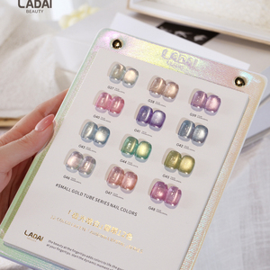 LADAI 2025 Populaire Vernis à <span class=keywords><strong>Ongles</strong></span> Gel UV Effet Œil de Chat 12 Couleurs Tube Rouge à Lèvres Mat <span class=keywords><strong>Résine</strong></span> UV LED Emballage Bouteille Exclusif Gratuit <span class=keywords><strong>pour</strong></span> <span class=keywords><strong>Ongles</strong></span> - Product Image 1