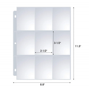 PP 3 Lỗ Tấm Bảo Vệ 9 Túi Thư Mục Tệp Kích Thước A4 Trang Thẻ Giao Dịch Tùy Chỉnh - Product Image 6