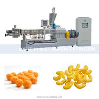 Machine d'extrudeuse à double vis pour fromage/chocolat praliné ligne de processus de remplissage glaçage revêtement bouffée de maïs fournisseur