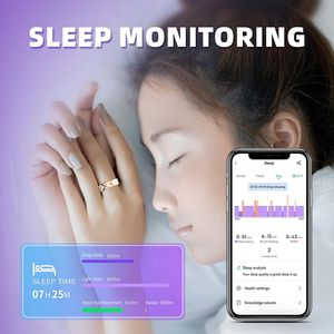 Anneau intelligent en titane ultra-mince IP68 Anneau intelligent de fitness étanche avec suivi de la santé Surveillance du sommeil pour <span class=keywords><strong>iPhone</strong></span> <span class=keywords><strong>Android</strong></span> - Product Image 3