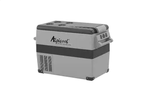 Alpicool CF45 Réfrigérateur à compresseur DC 12v 24v Congélateur de voiture Réfrigérateur portable à double zone Congélateur électrique Refroidisseur Réfrigérateur de voiture