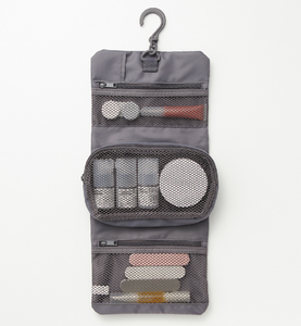 2024 nouveau Design enroulable pliable voyage trousse de <span class=keywords><strong>toilette</strong></span> pochette cosmétique maquillage organisateur sac avec crochet de suspension pour femmes hommes - Product Image 6
