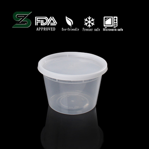 Vaso de plástico 8/12/16/24/32 oz contenedor de sopa para llevar sopa fideos contenedores taza de sopa recipientes de plástico para alimentos tazón - Product Image 4